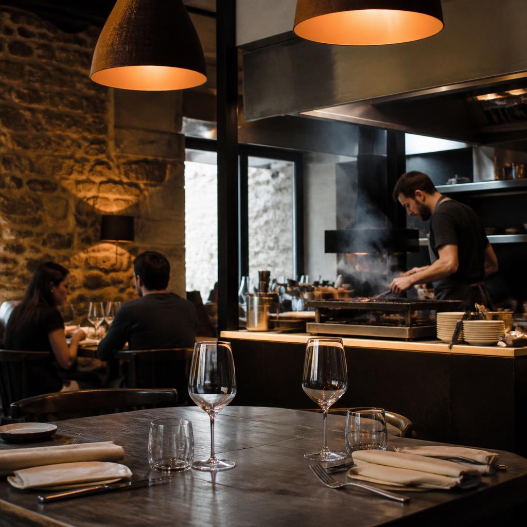 Comedor de La Cantera con luz cálida de tarde y mesas ocupadas